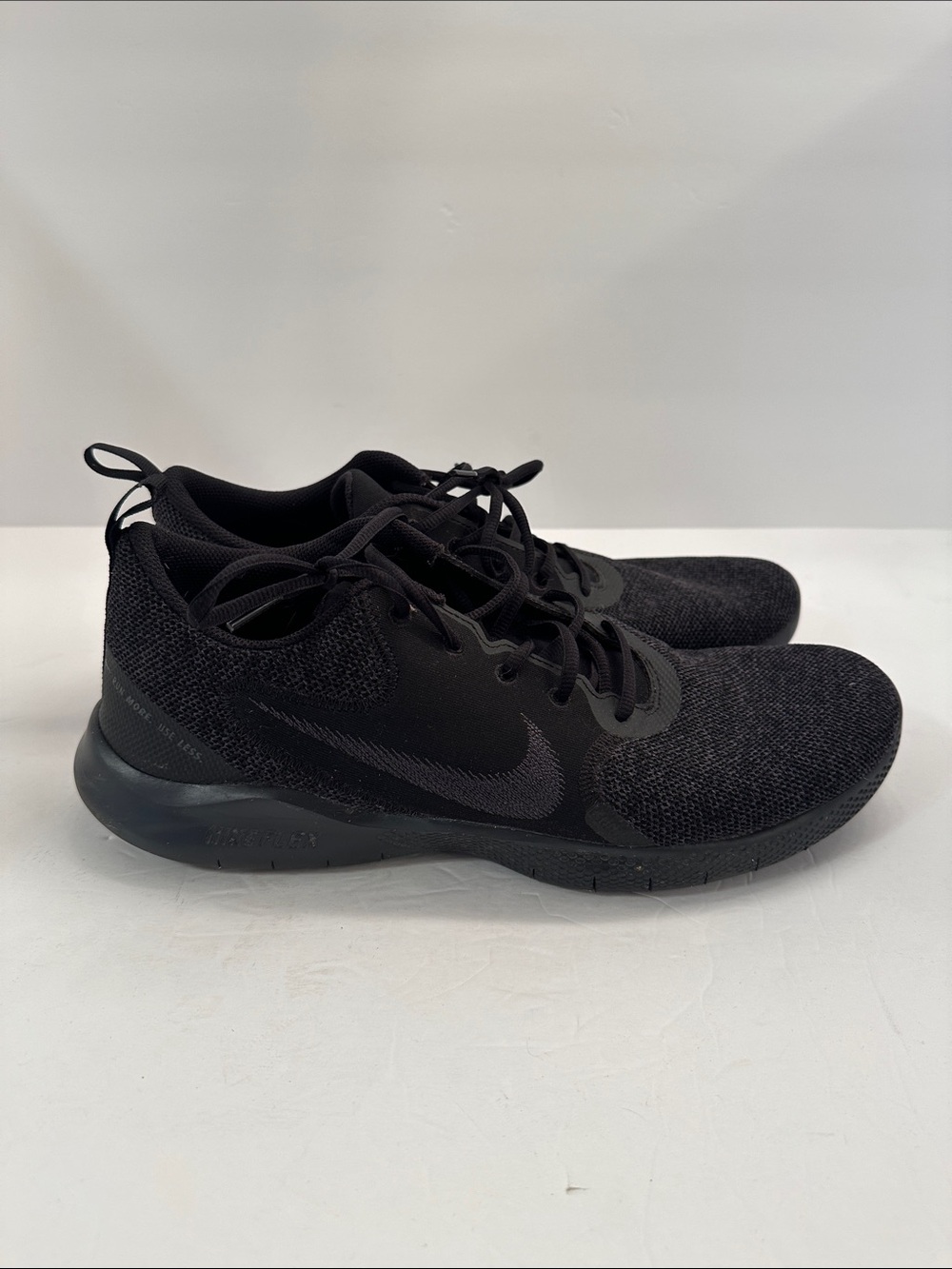 Nike Men's Black Knit Running Shoes Size 13